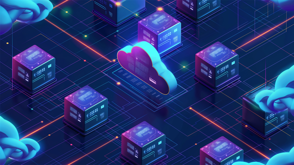Illustration of how Containers can work within a complex software system